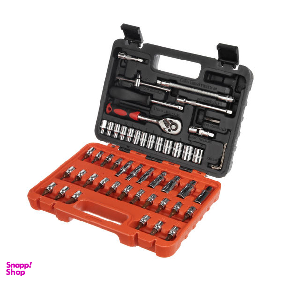 آچار و سری بکس و پیچ گوشتی ساتاگود (Satagood) مدل G-10025 مجموعه 53 عددی