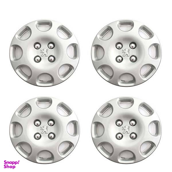 قالپاق چرخ صنایع خودرو حامد مدل DAN06 سایز 14 اینچ مناسب برای پژو پرشیا بسته 4 عددی