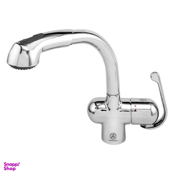 شیر آشپزخانه شیرآلات بهداشتی قهرمان مدل زدرا متحرک