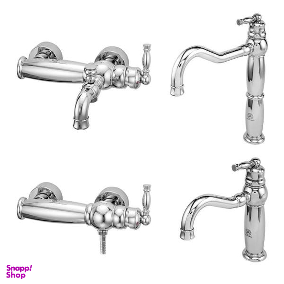 ست شیرآلات شیرآلات بهداشتی قهرمان مدل آنتیک