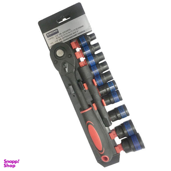 مجموعه 12 عددی آچار بکس سیموند مدل XR-5546