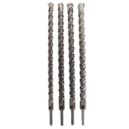 مجموعه 4 عددی مته 4 شیار الماسه مدل گوریلا کد YPT-22242628-460