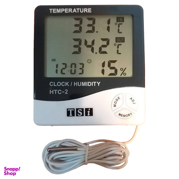 دماسنج و رطوبت سنج تی اس آی مدل HTC-2