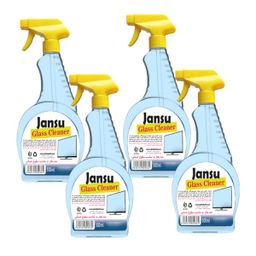 اسپری شیشه پاک کن جانسو مدل glasscleaner حجم 500 میلی لیتر مجموعه 4 عددی