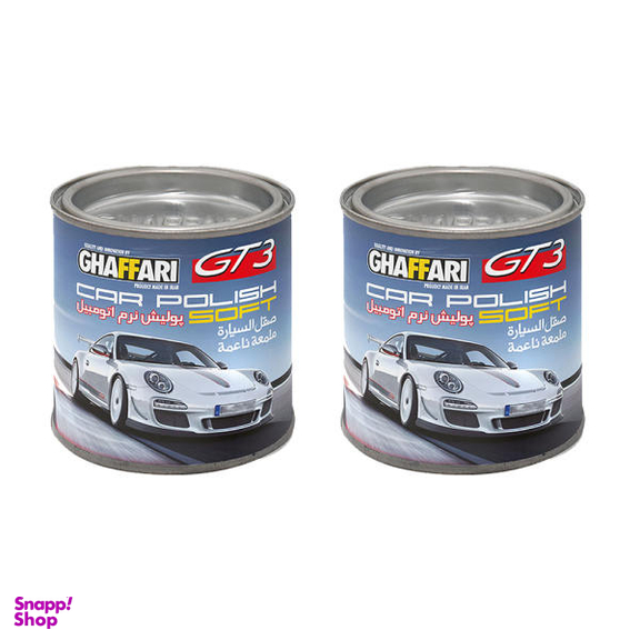 پولیش خودرو غفاری مدل GT3 وزن 170 گرم بسته 2 عددی
