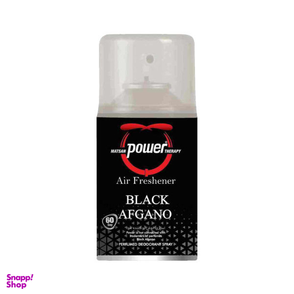 اسپری خوشبو کننده خودرو پاور مدل BLACK AFGANO حجم 260 میلی لیتر