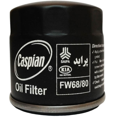 فیلتر روغن خودرو کاسپین مدل FW68/80 مناسب برای پراید 141
