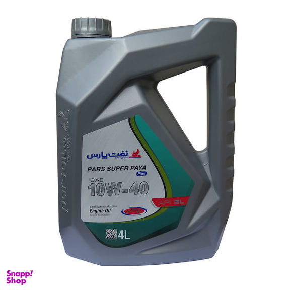 روغن موتور خودرو نفت پارس مدل سوپر پایا پلاس حجم 4 لیتر