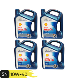 روغن موتور خودرو شل هلیکس مدل HELIX HX7 10W- 40 حجم 4 لیتر بسته 4 عددی