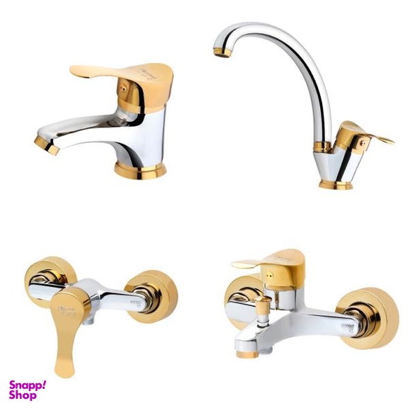 ست شیرآلات حکمت نشان مدل دیبا