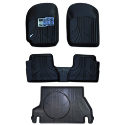 کفپوش سه بعدی خودرو مکس مدل SS-65 مناسب برای پراید 141 به همراه کفپوش سه بعدی صندوق خودرو