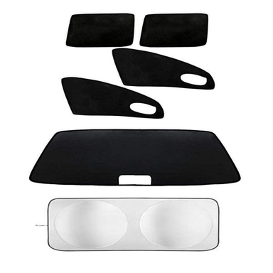 آفتابگیر شیشه خودرو مدل Star180 مناسب برای پژو پارس مجموعه 6 عددی