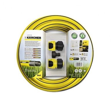 شلنگ 10 متری 3/4 با بست اتصال سریع کرشر مدل CONNECTION SET FOR HIGH-PRESSURE CLEANERS