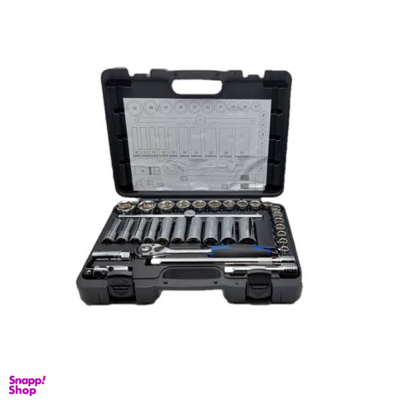 مجموعه 33 عددی آچار و دسته آچار بکس هاردکس مدل S12-33PC