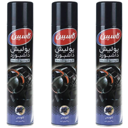 اسپری داشبورد خودرو کاسپین مدل Lavender حجم 300 میلی لیتر بسته 3 عددی