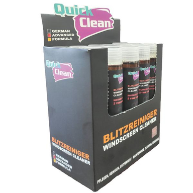 مایع شیشه شوی خودرو کوییک کلین مدل QC3230 حجم 80 میلی لیتر بسته 15 عددی