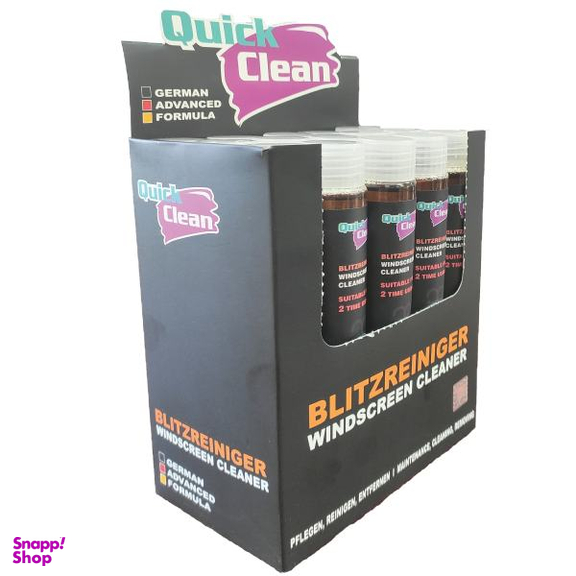 مایع شیشه شوی خودرو کوییک کلین مدل QC3230 حجم 80 میلی لیتر بسته 15 عددی