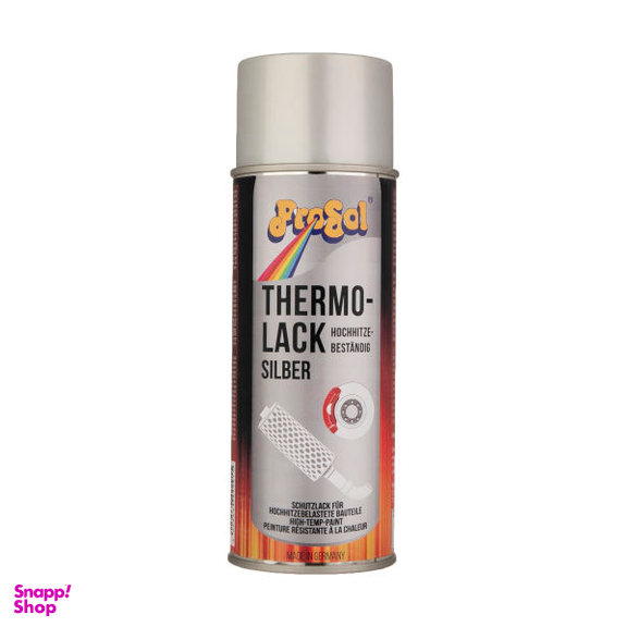 اسپری رنگ نسوز نقره ای 800 درجه پروسول مدل Thermo lack کد 15 حجم 400 میلی لیتر