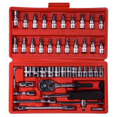 مجموعه 46 عددی آچار و سری بکس هونگتو کد 460