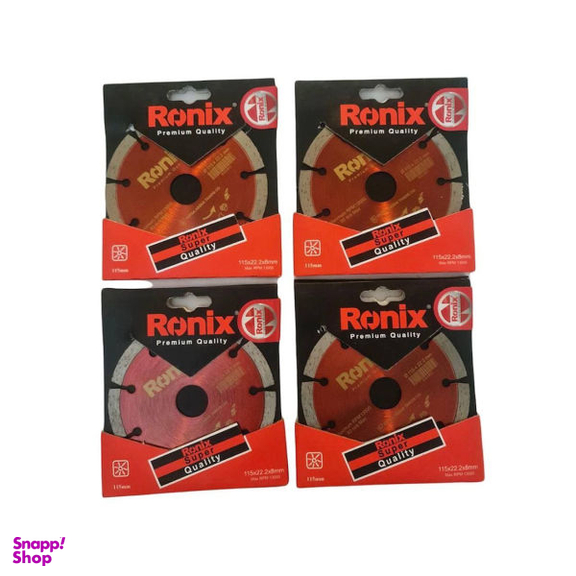 صفحه مینی فرز گرانیت بر رونیکس مدل RH-3502 مجموعه 4 عددی