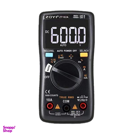 مولتی متر دیجیتال زویی مدل ZT102A