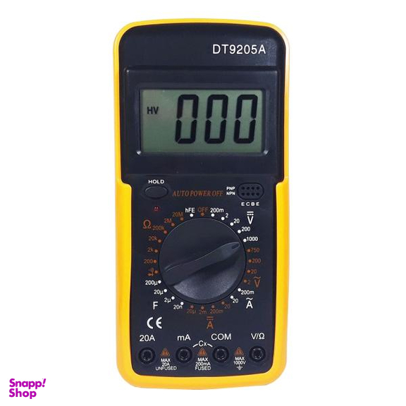 مولتی متر دیجیتال مدل 9205A کد T1106