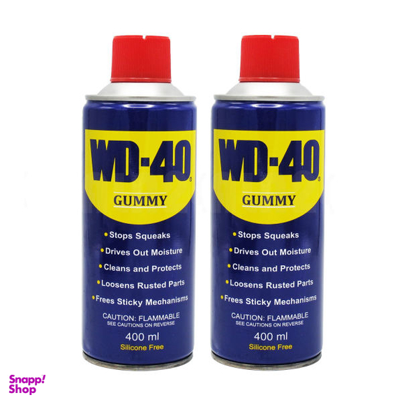 اسپری روان کننده گامی مدل WD-40 حجم 400 میلی لیتر بسته دو عددی