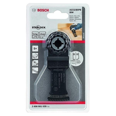 تیغه ابزار بوش (Bosch) مدل Aiz 32 Bspb Bim مجموعه 5 عددی