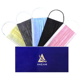 ماسک تنفسی انزانی مدل رنگین کمان بسته 50 عددی