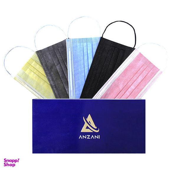 ماسک تنفسی انزانی مدل رنگین کمان بسته 50 عددی