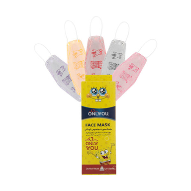 ماسک تنفسی اونلی یو مدل سه بعدی BOB 570 بسته 25 عددی