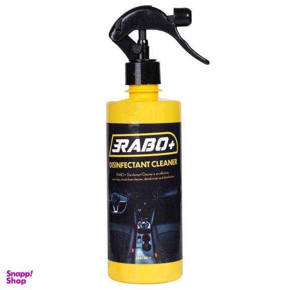 اسپری پاک کننده آنتی باکتریال داخل خودرو رابو مدل DISINFECTANT CLEANER حجم 500 میلی لیتر
