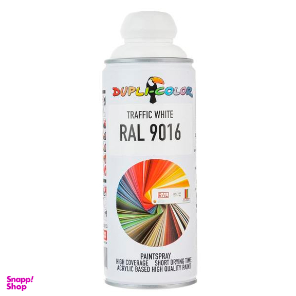 اسپری دوپلی کالر (Dupli Color) مدل Ral 9016 رنگ سفید حجم 400 میلی لیتر
