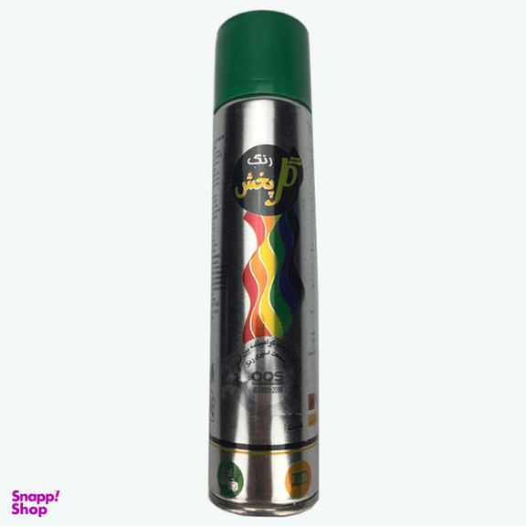 اسپری رنگ روغنی سبز براق گل پخش مدل 835 حجم 300 میلی لیتر