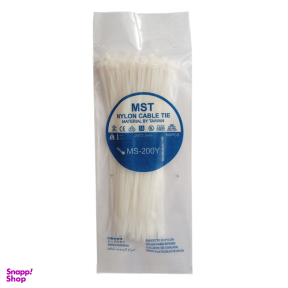 بست کمربندی ام اس تی مدل MS_200F بسته 100 عددی