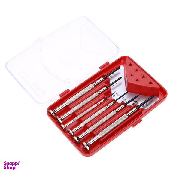 مجموعه 6 عددی پیچ گوشتی ساعتی پروسکیت مدل SD-9815