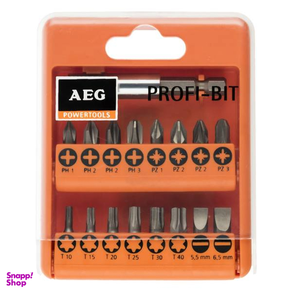 مجموعه 17 عددی سری پیچ گوشتی آ ا گ (AEG) مدل 399495