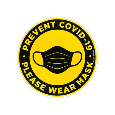 برچسب ایمنی ماسا دیزاین طرح لطفا ماسک بزنید مدل CV010