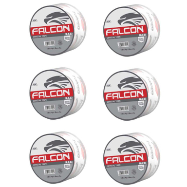 چسب پهن رازی (Razi) مدل فالکون عرض 4.8 سانتیمتر مجموعه 6 عددی