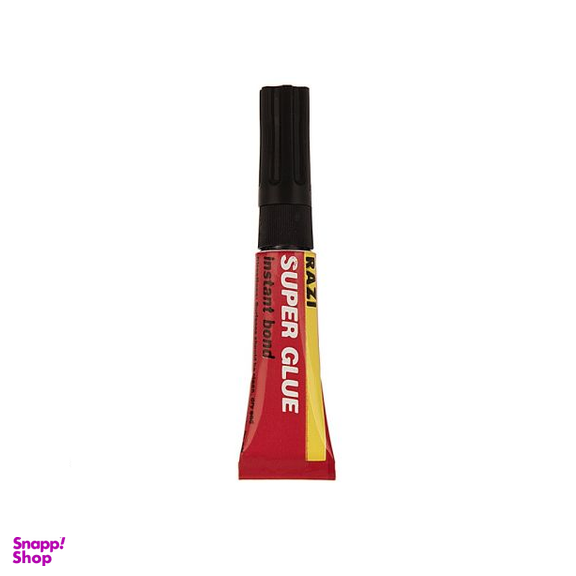 چسب قطره ای رازی مدل Super Glue حجم 3 میلی لیتر مجموعه 2 عددی