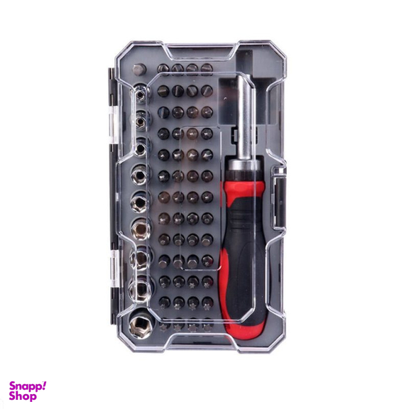 پیچ گوشتی جغجغه ای و سری بکس رونیکس (Ronix) مدل Rh-2716 مجموعه 63 عددی