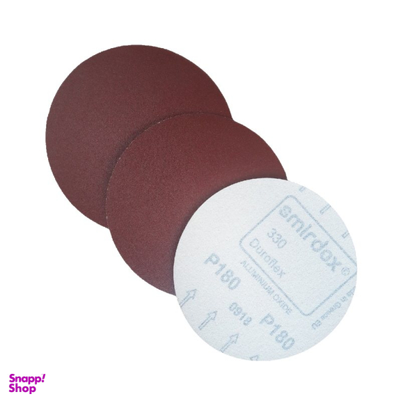 سنباده پشت کرکی اسمیردکس (Smirdex) مدل P180 زبری 180 مجموعه 3 عددی