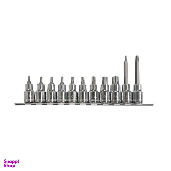 آچار آلن بکس ستاره ای هاردکس (Hardex) مدل S12-T-11Pc مجموعه 11 عددی