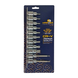 آچار آلن بکس ستاره ای هاردکس (Hardex) مدل S12-T-11Pc مجموعه 11 عددی