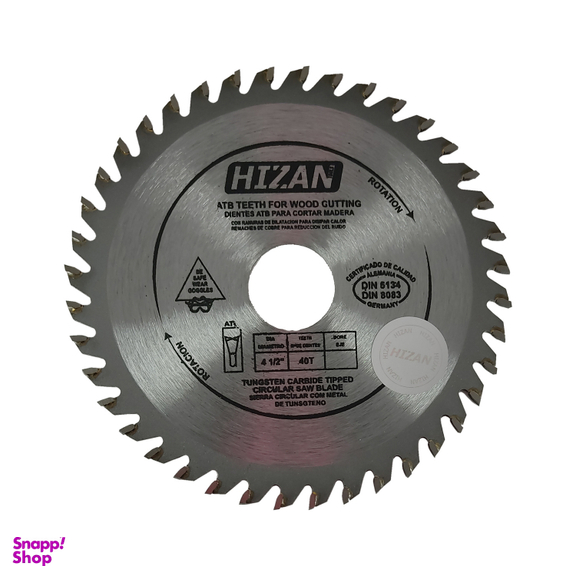 صفحه برش چوب مینی هیزان سایز 115 میلی متر کد 001