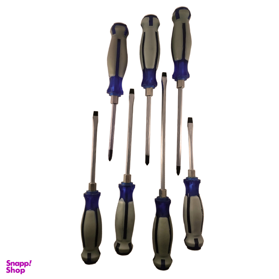 پیچ گوشتی ضربه خور چینا (China) کد 001 مجموعه 7 عددی