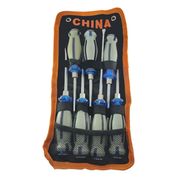 پیچ گوشتی ضربه خور چینا (China) کد 001 مجموعه 7 عددی