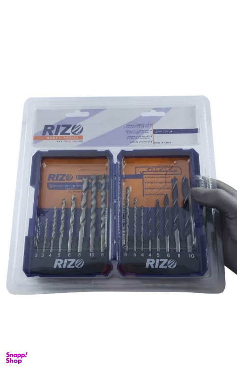 مته ریزو (Rizo) مدل R03 مجموعه 16 عددی