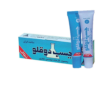 چسب غفاری مدل شفاف بسته 2 عددی