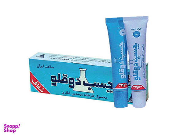 چسب غفاری مدل شفاف بسته 2 عددی